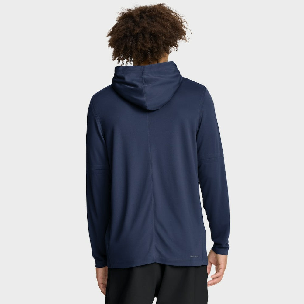 Boston Red Sox Authentic Collection Dri-FIT Long Sleeve Hooded T-Shirt Navy | Nike