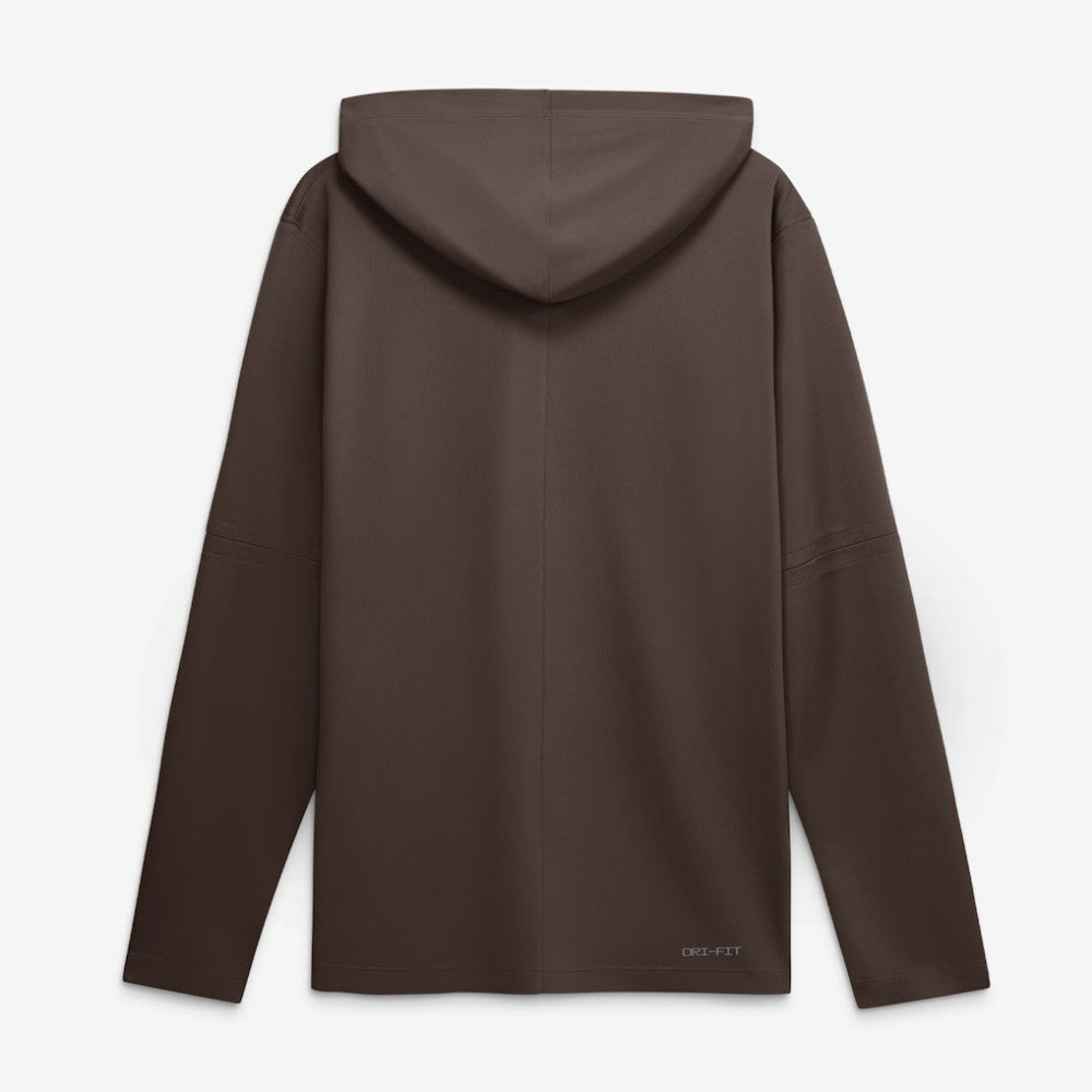 San Diego Padres Authentic Collection Dri-FIT Long Sleeve Hooded T-Shirt Brown | Nike