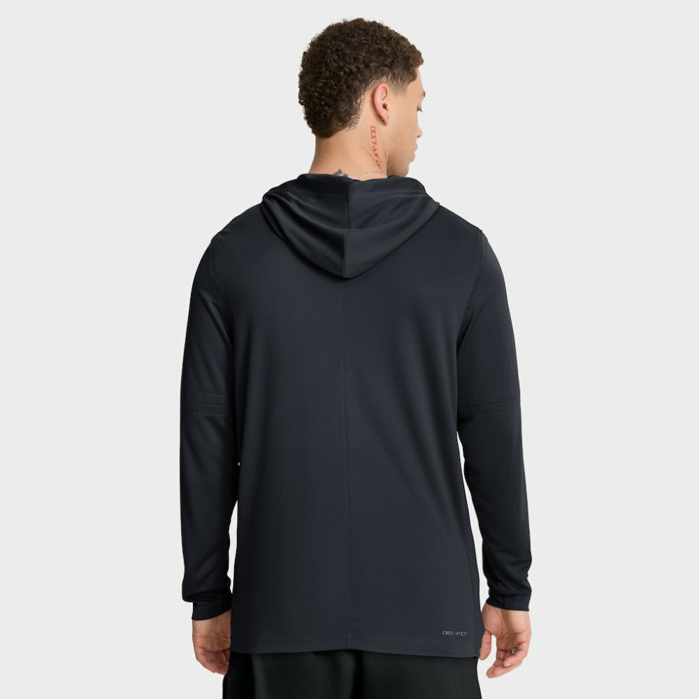 New York Yankees Authentic Collection Dri-FIT Long Sleeve Hooded T-Shirt Navy | Nike