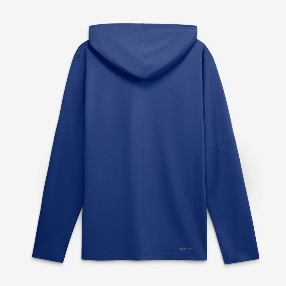 New York Mets Authentic Collection Dri-FIT Long Sleeve Hooded T-Shirt Royal | Nike