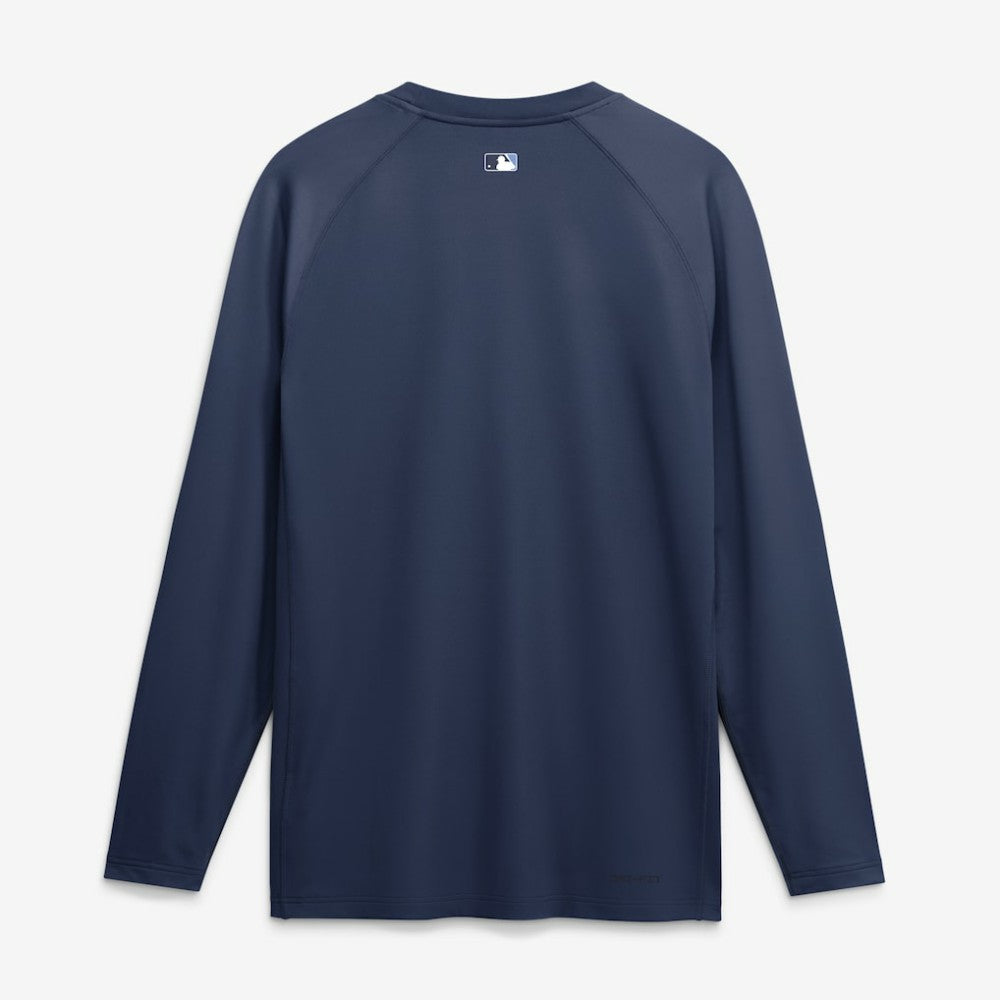 Tampa Bay Rays Authentic Collection Game Time Raglan Long Sleeve T-Shirt Navy | Nike