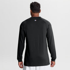 Los Angeles Dodgers Authentic Collection Game Time Raglan Long Sleeve T-Shirt Black | Nike