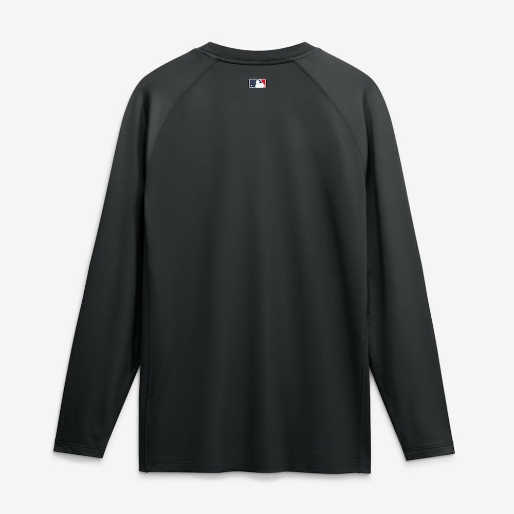 Los Angeles Dodgers Authentic Collection Game Time Raglan Long Sleeve T-Shirt Black | Nike