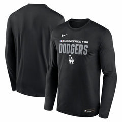Los Angeles Dodgers Authentic Collection Legend Dri-FIT Long Sleeve T-Shirt Black | Nike