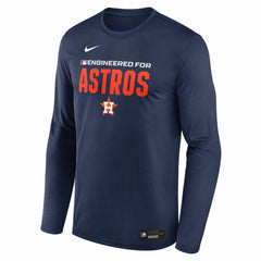 Houston Astros Authentic Collection Legend Dri-FIT Long Sleeve T-Shirt Navy | Nike