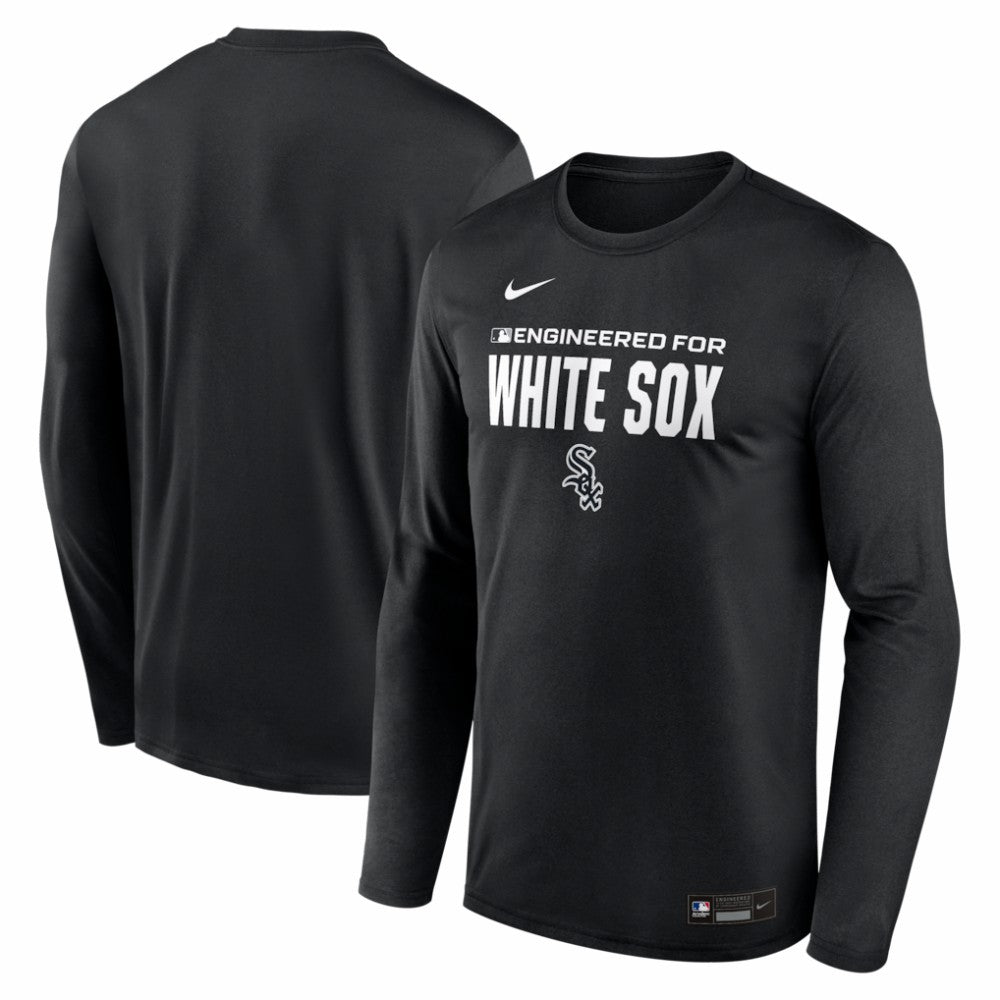 Chicago White Sox Authentic Collection Legend Dri-FIT Long Sleeve T-Shirt Black | Nike