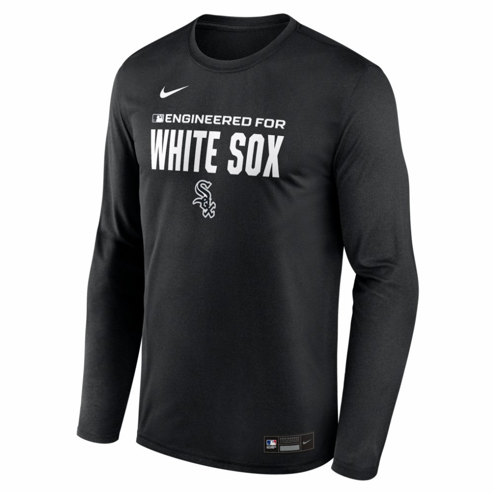 Chicago White Sox Authentic Collection Legend Dri-FIT Long Sleeve T-Shirt Black | Nike