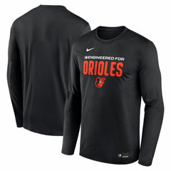 Baltimore Orioles Authentic Collection Legend Dri-FIT Long Sleeve T-Shirt Black | Nike