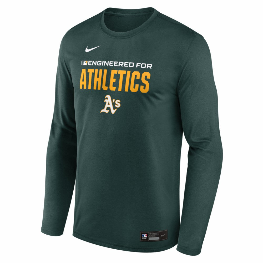 Athletics Authentic Collection Legend Dri-FIT Long Sleeve T-Shirt Green | Nike