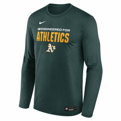 Athletics Authentic Collection Legend Dri-FIT Long Sleeve T-Shirt Green | Nike