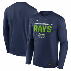 Tampa Bay Rays Authentic Collection Legend Dri-FIT Long Sleeve T-Shirt Navy | Nike