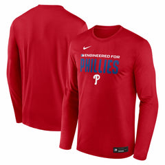 Philadelphia Phillies Authentic Collection Legend Dri-FIT Long Sleeve T-Shirt Red | Nike