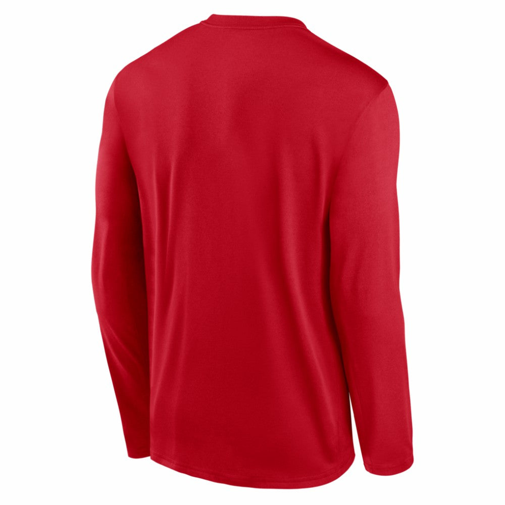 St. Louis Cardinals Authentic Collection Legend Dri-FIT Long Sleeve T-Shirt Red | Nike