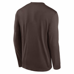 San Diego Padres Authentic Collection Legend Dri-FIT Long Sleeve T-Shirt Brown | Nike