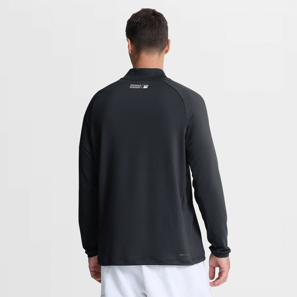 New York Yankees Authentic Collection Dri-FIT Raglan Half-Zip Pullover Navy | Nike