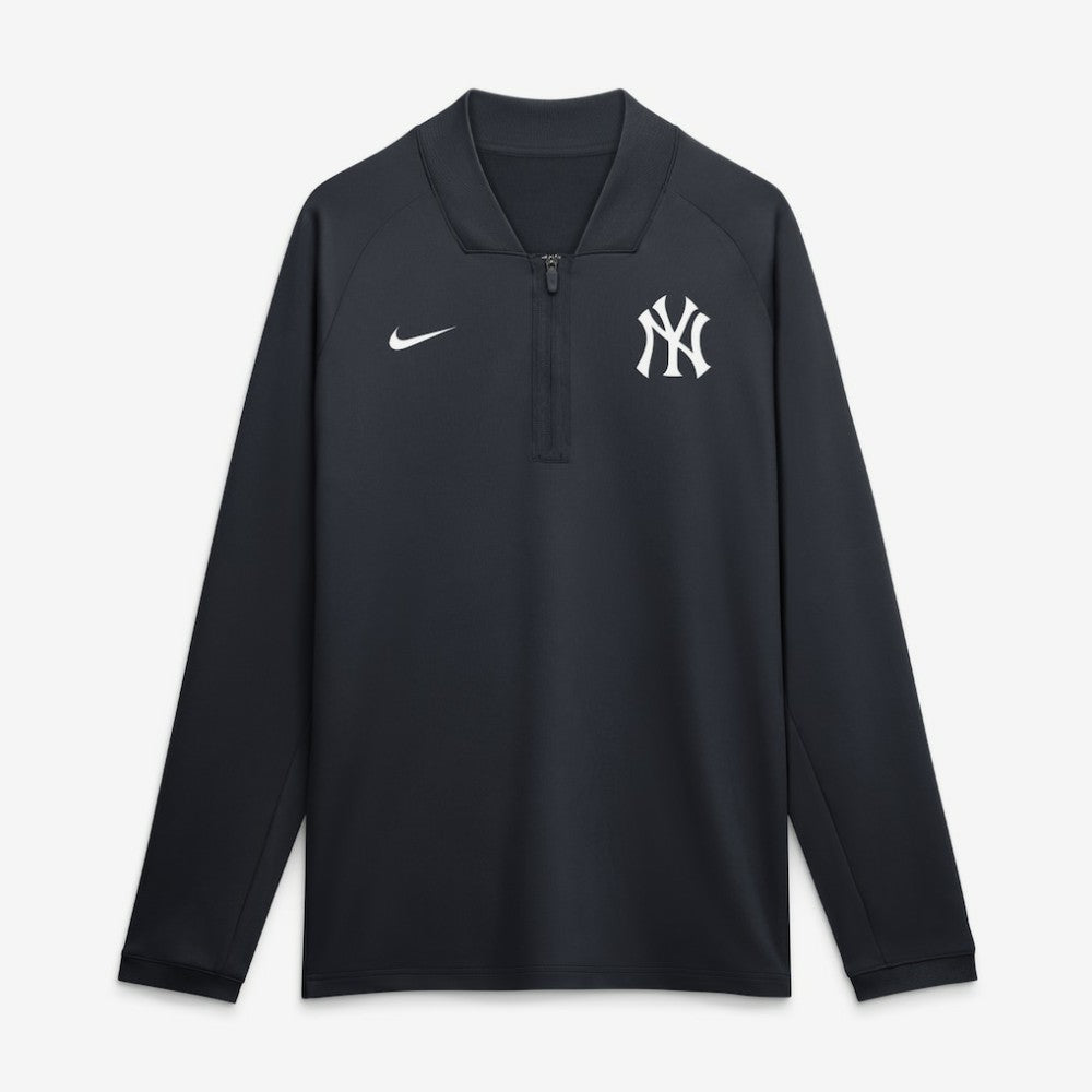New York Yankees Authentic Collection Dri-FIT Raglan Half-Zip Pullover Navy | Nike