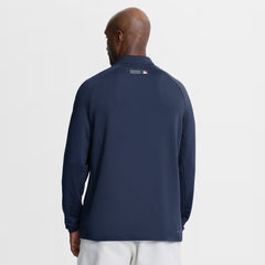 Los Angeles Dodgers Authentic Collection Dri-FIT Raglan Half-Zip Pullover Navy | Nike