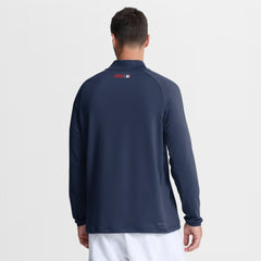 Boston Red Sox Authentic Collection Dri-FIT Raglan Half-Zip Pullover Navy | Nike