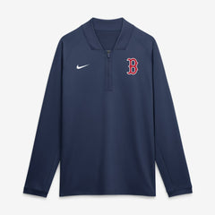 Boston Red Sox Authentic Collection Dri-FIT Raglan Half-Zip Pullover Navy | Nike