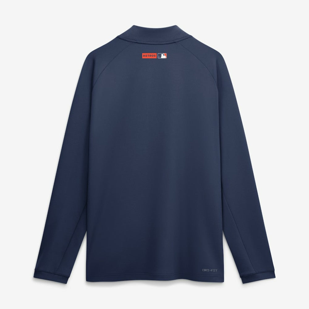 Houston Astros Authentic Collection Dri-FIT Raglan Half-Zip Pullover Navy | Nike