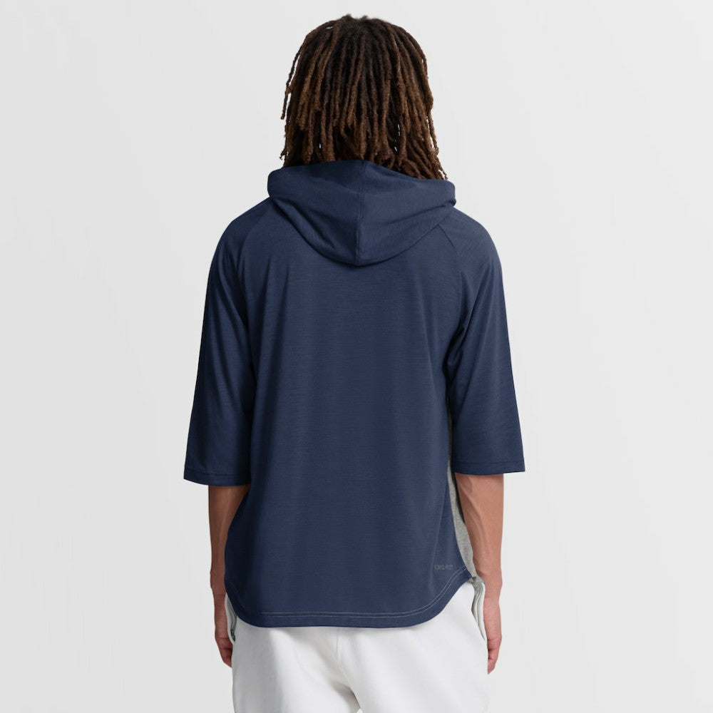 Houston Astros Authentic Collection Flux Dri-FIT Raglan 3/4-Sleeve Hooded T-Shirt Gray | Nike