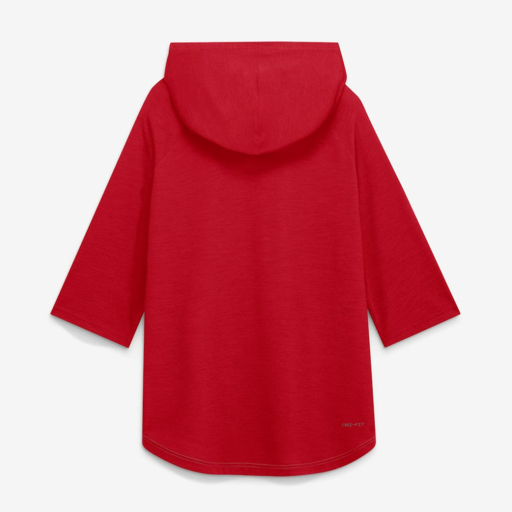 Philadelphia Phillies Authentic Collection Flux Dri-FIT Raglan 3/4-Sleeve Hooded T-Shirt Gray | Nike