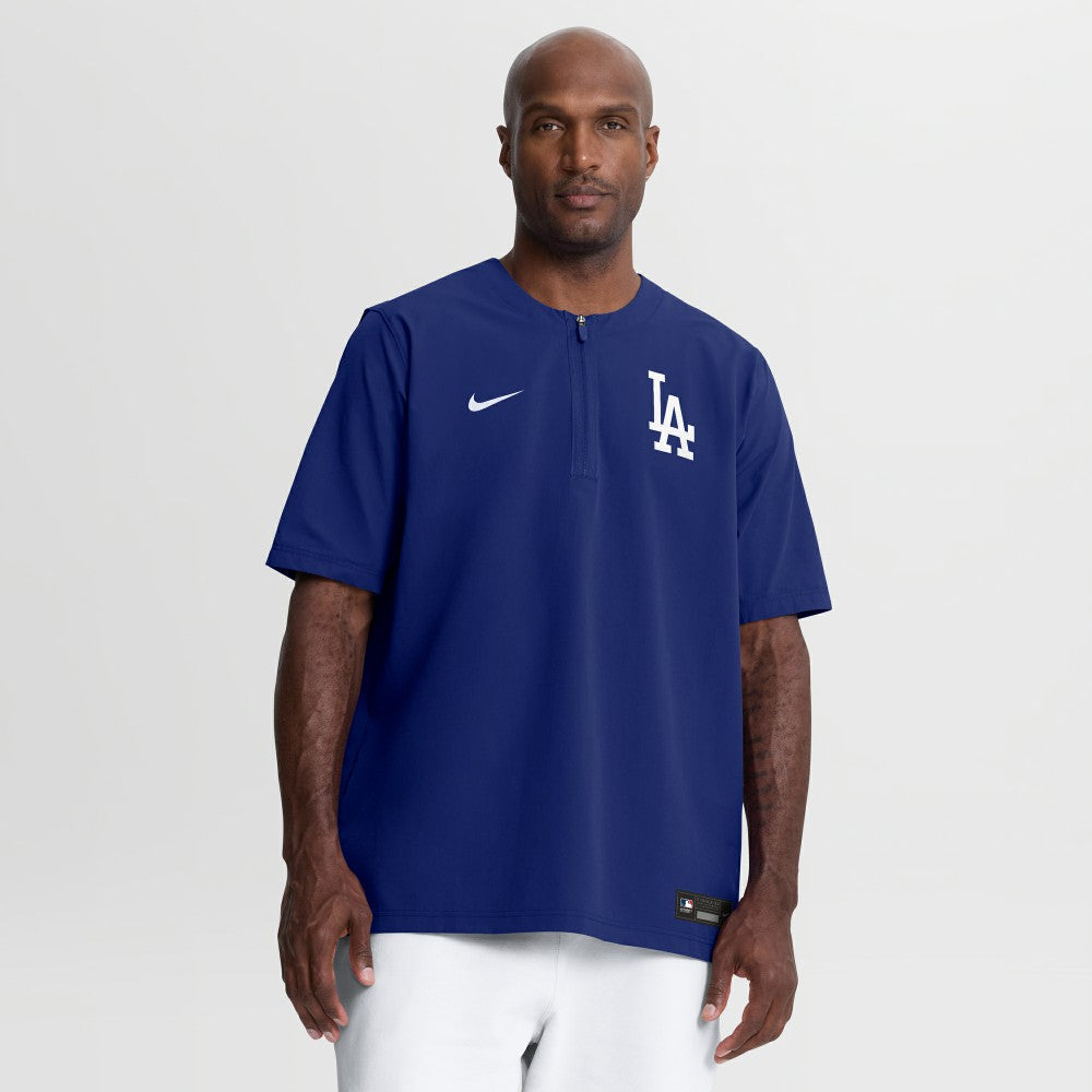 Los Angeles Dodgers Authentic Collection Dri-FIT Quarter-Zip Windshirt Royal | Nike