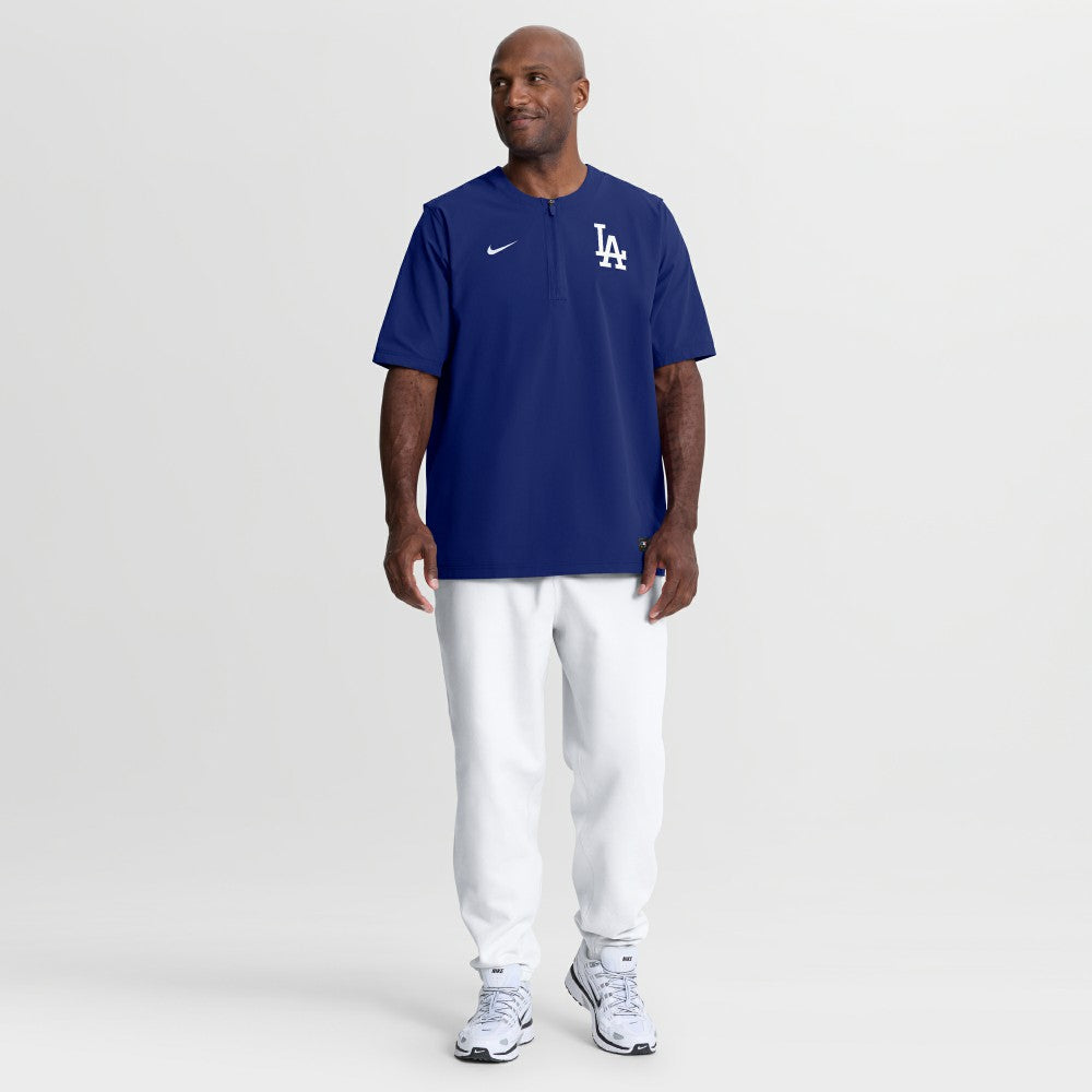 Los Angeles Dodgers Authentic Collection Dri-FIT Quarter-Zip Windshirt Royal | Nike