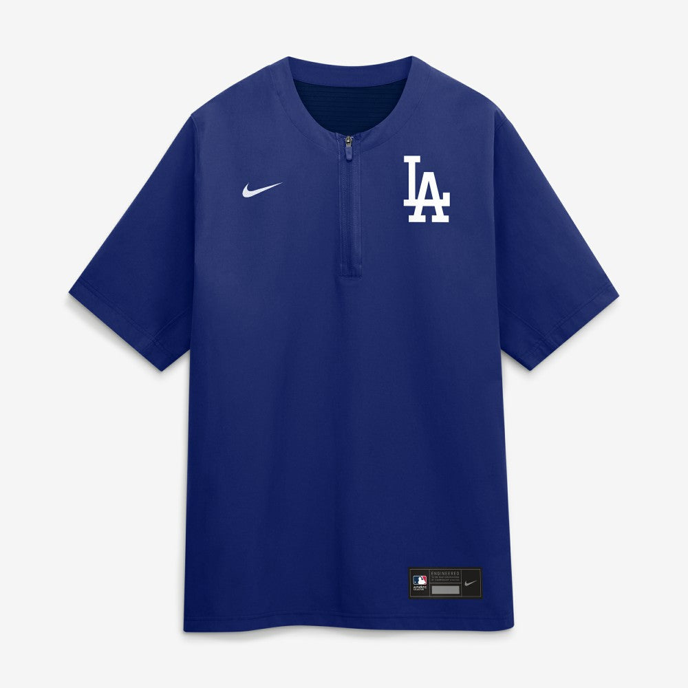 Los Angeles Dodgers Authentic Collection Dri-FIT Quarter-Zip Windshirt Royal | Nike