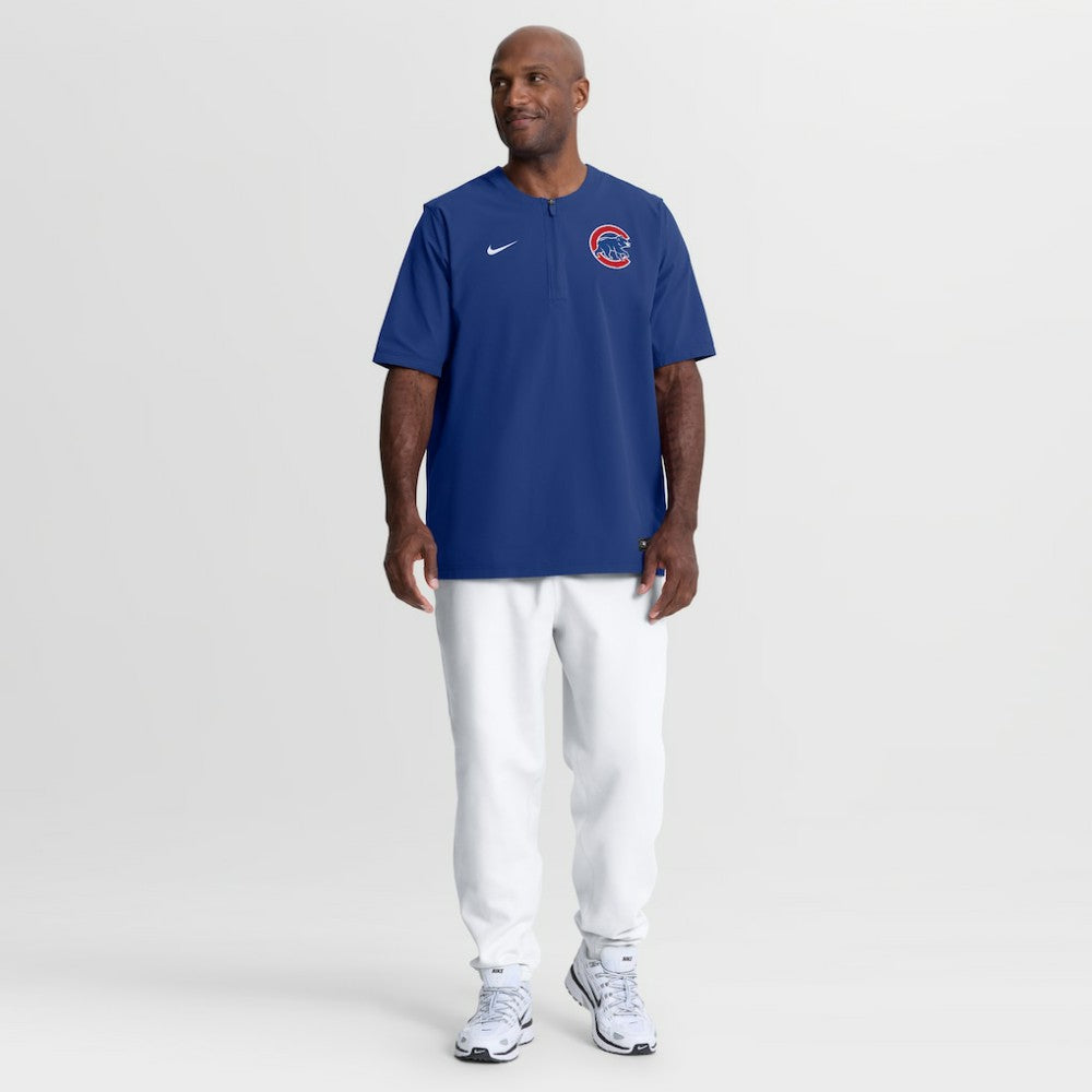 Chicago Cubs Authentic Collection Dri-FIT Quarter-Zip Windshirt Royal | Nike