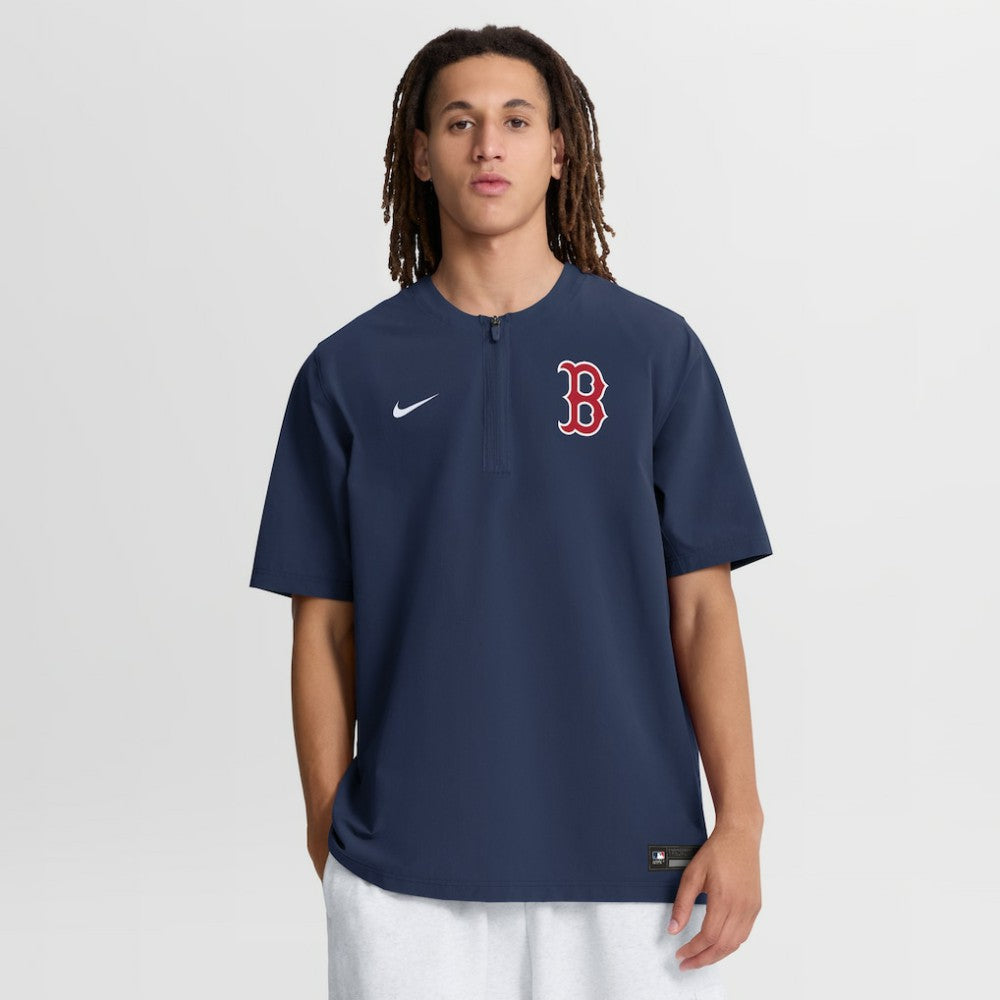 Boston Red Sox Authentic Collection Dri-FIT Quarter-Zip Windshirt Navy | Nike