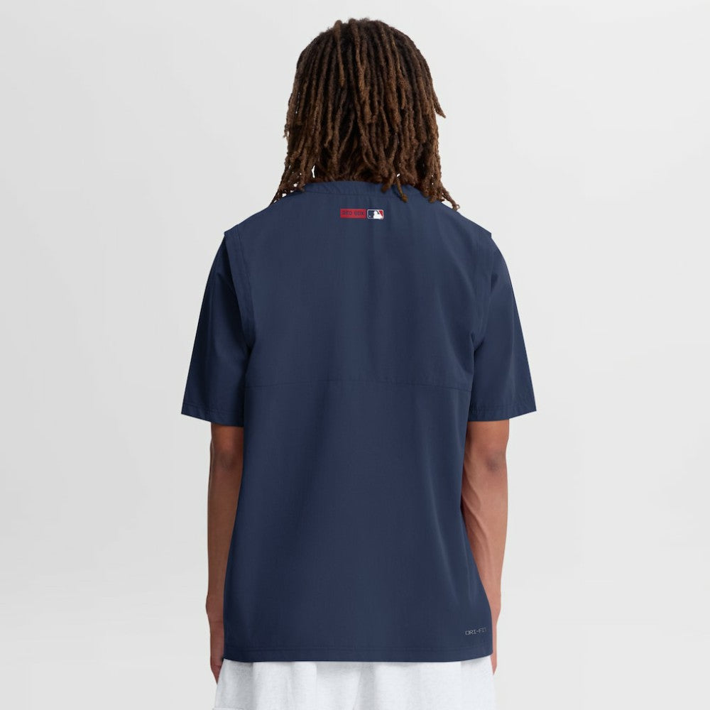 Boston Red Sox Authentic Collection Dri-FIT Quarter-Zip Windshirt Navy | Nike