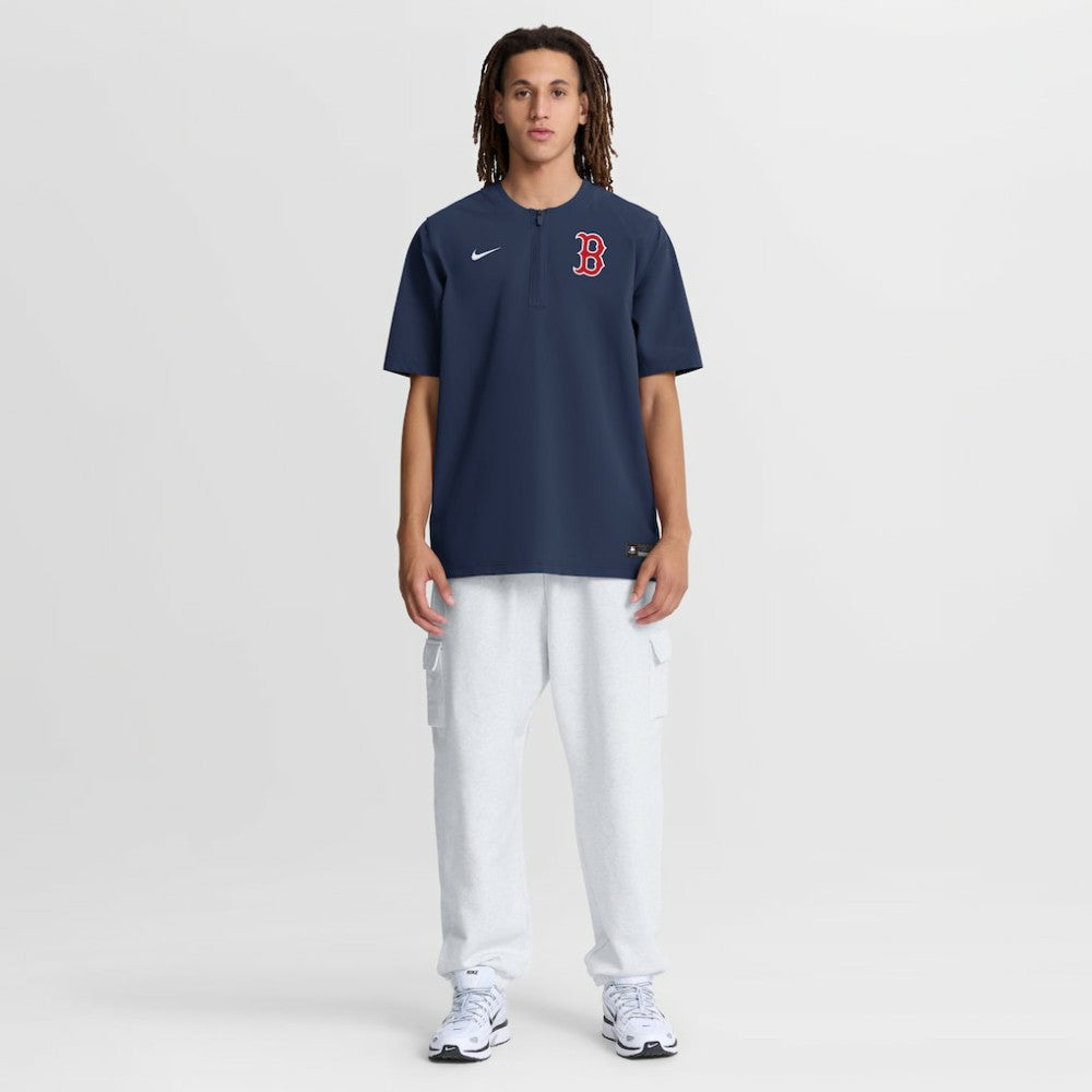 Boston Red Sox Authentic Collection Dri-FIT Quarter-Zip Windshirt Navy | Nike