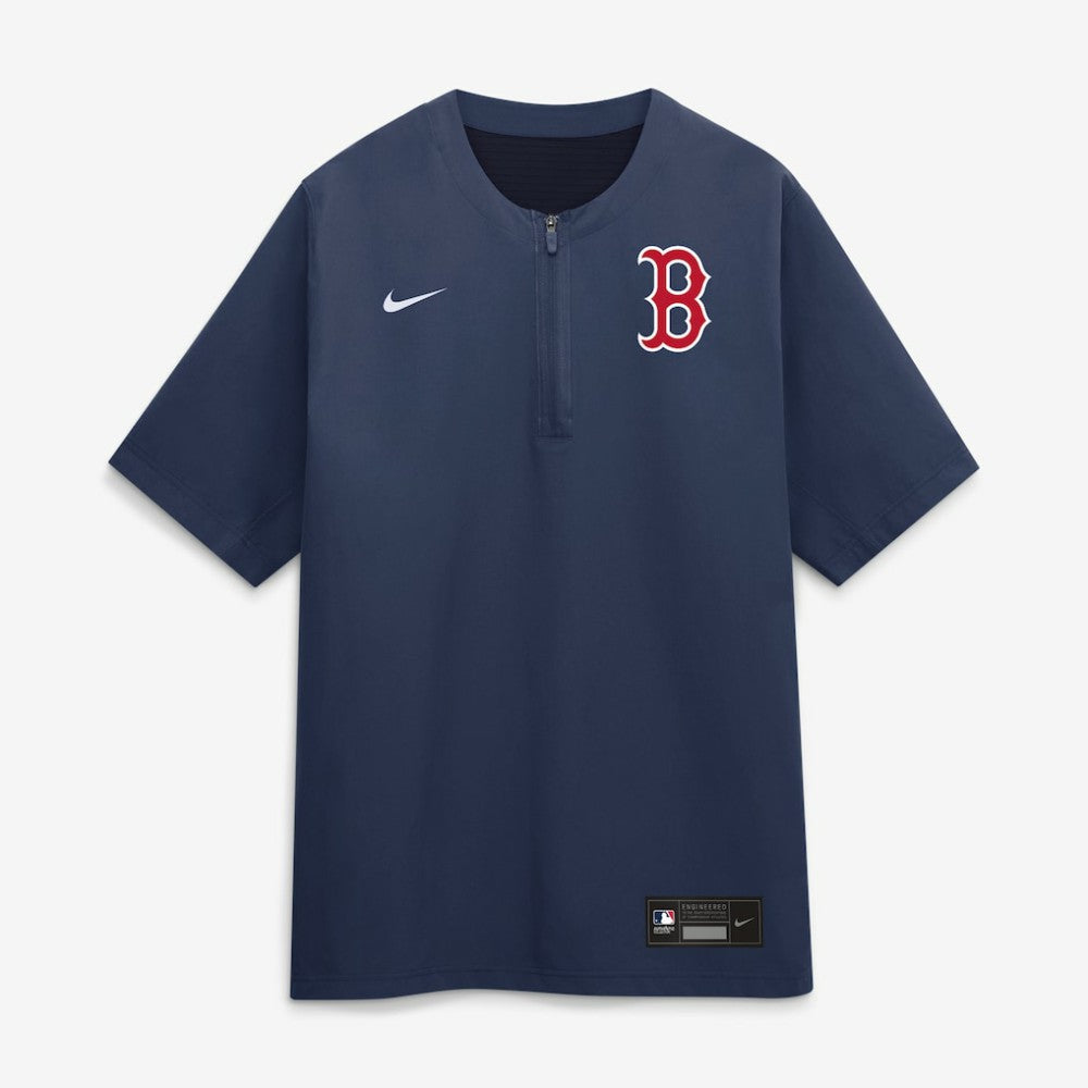 Boston Red Sox Authentic Collection Dri-FIT Quarter-Zip Windshirt Navy | Nike