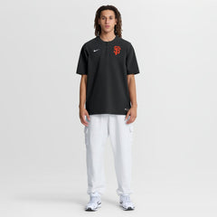 San Francisco Giants Authentic Collection Dri-FIT Quarter-Zip Windshirt Black | Nike