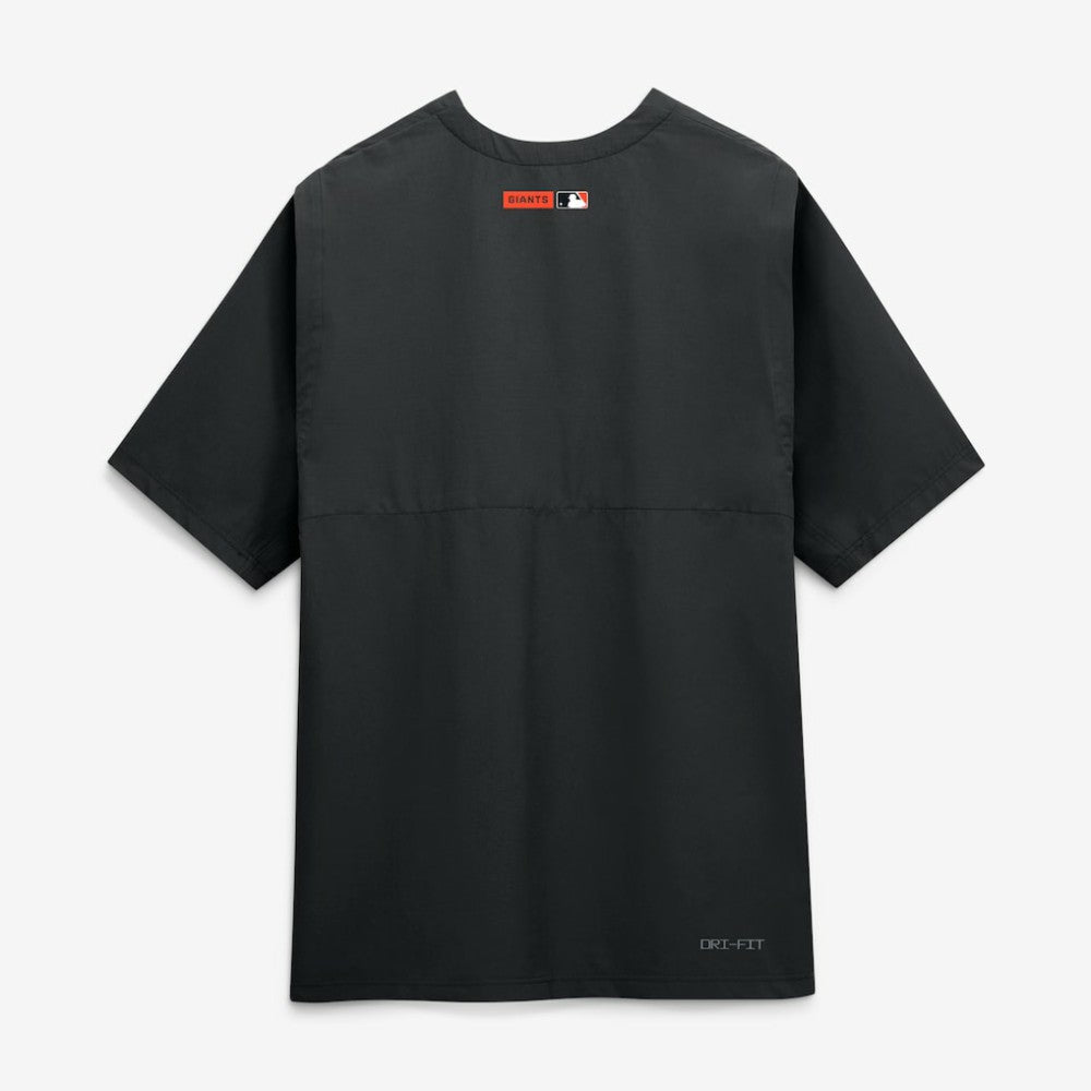 San Francisco Giants Authentic Collection Dri-FIT Quarter-Zip Windshirt Black | Nike