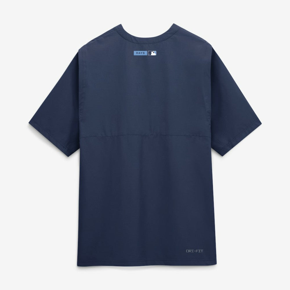 Tampa Bay Rays Authentic Collection Dri-FIT Quarter-Zip Windshirt Navy | Nike
