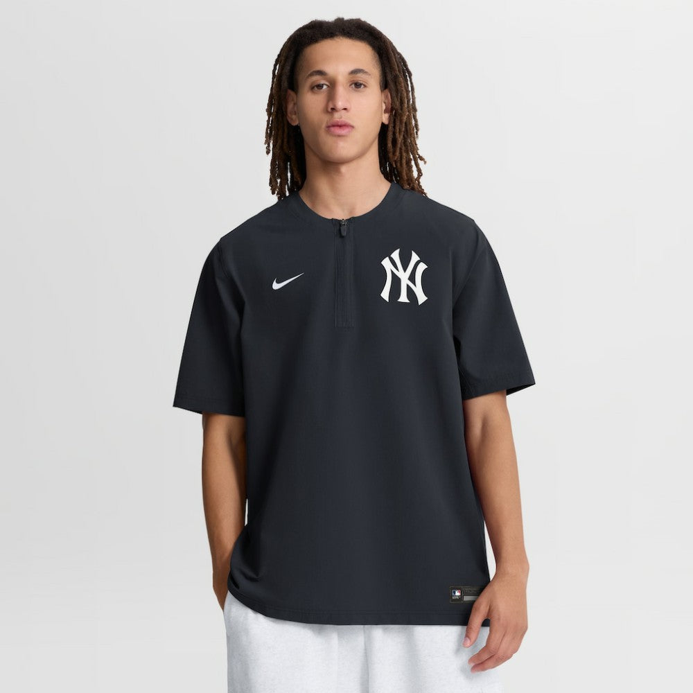 New York Yankees Authentic Collection Dri-FIT Quarter-Zip Windshirt Navy | Nike