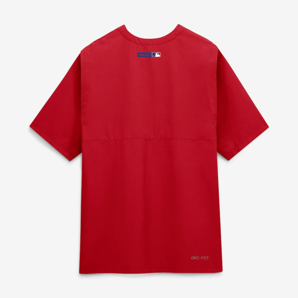 Philadelphia Phillies Authentic Collection Dri-FIT Quarter-Zip Windshirt Red | Nike
