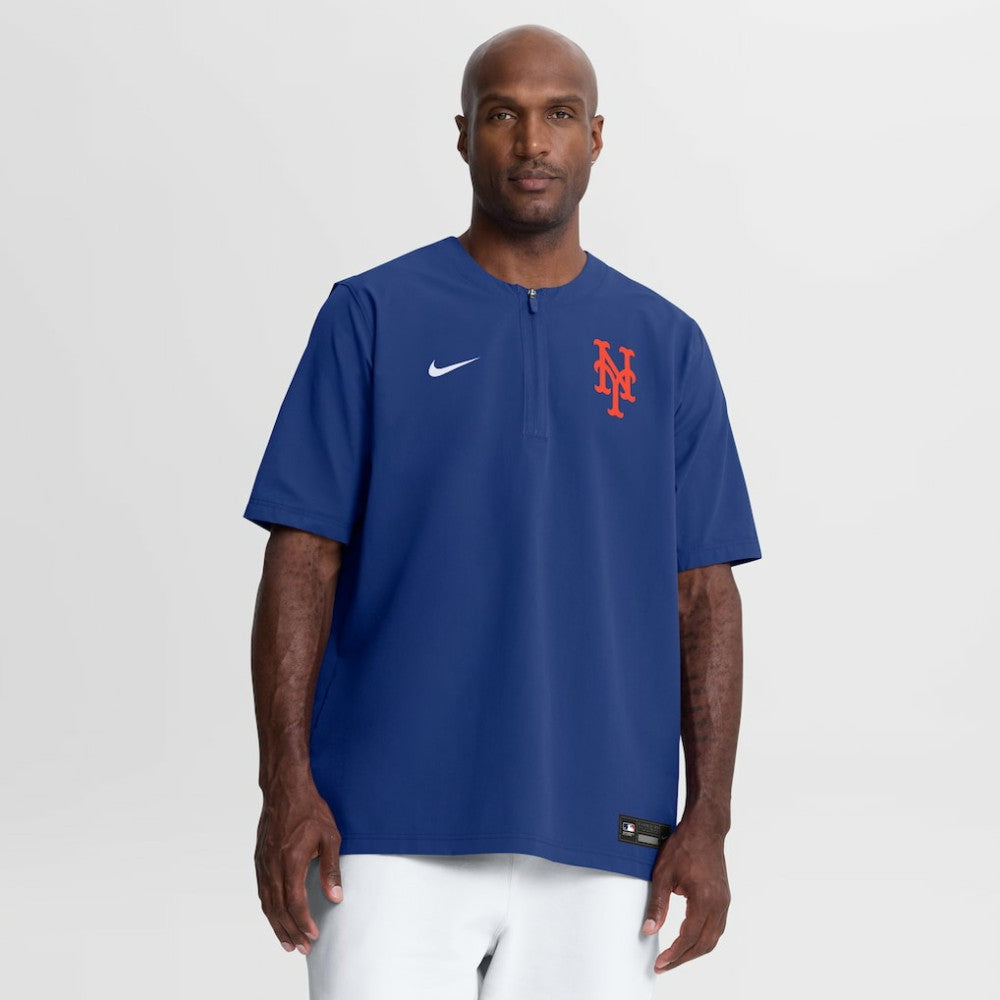 New York Mets Authentic Collection Dri-FIT Quarter-Zip Windshirt Royal | Nike