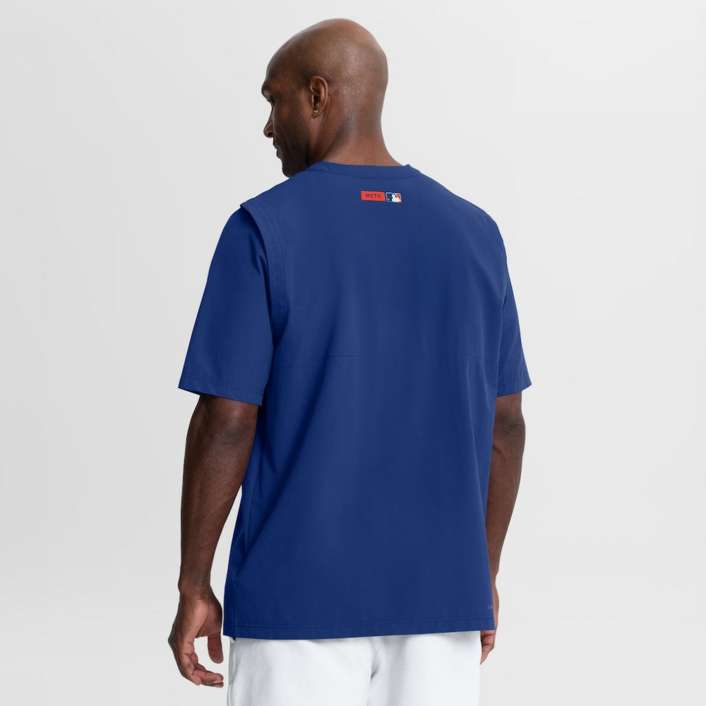 New York Mets Authentic Collection Dri-FIT Quarter-Zip Windshirt Royal | Nike