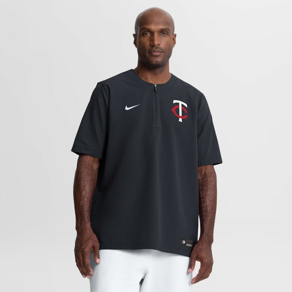 Minnesota Twins Authentic Collection Dri-FIT Quarter-Zip Windshirt Navy | Nike