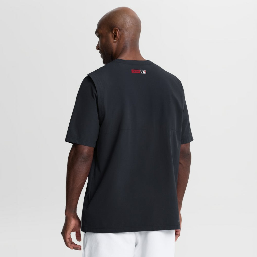 Minnesota Twins Authentic Collection Dri-FIT Quarter-Zip Windshirt Navy | Nike