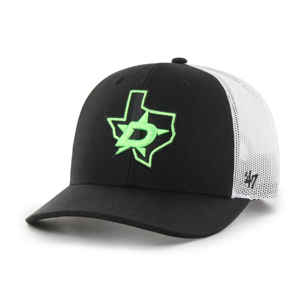 Dallas Stars '47 Prestige Adjustable Trucker Hat Black/White