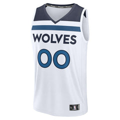 Minnesota Timberwolves Fastbreak Custom Jersey - Association Edition - White