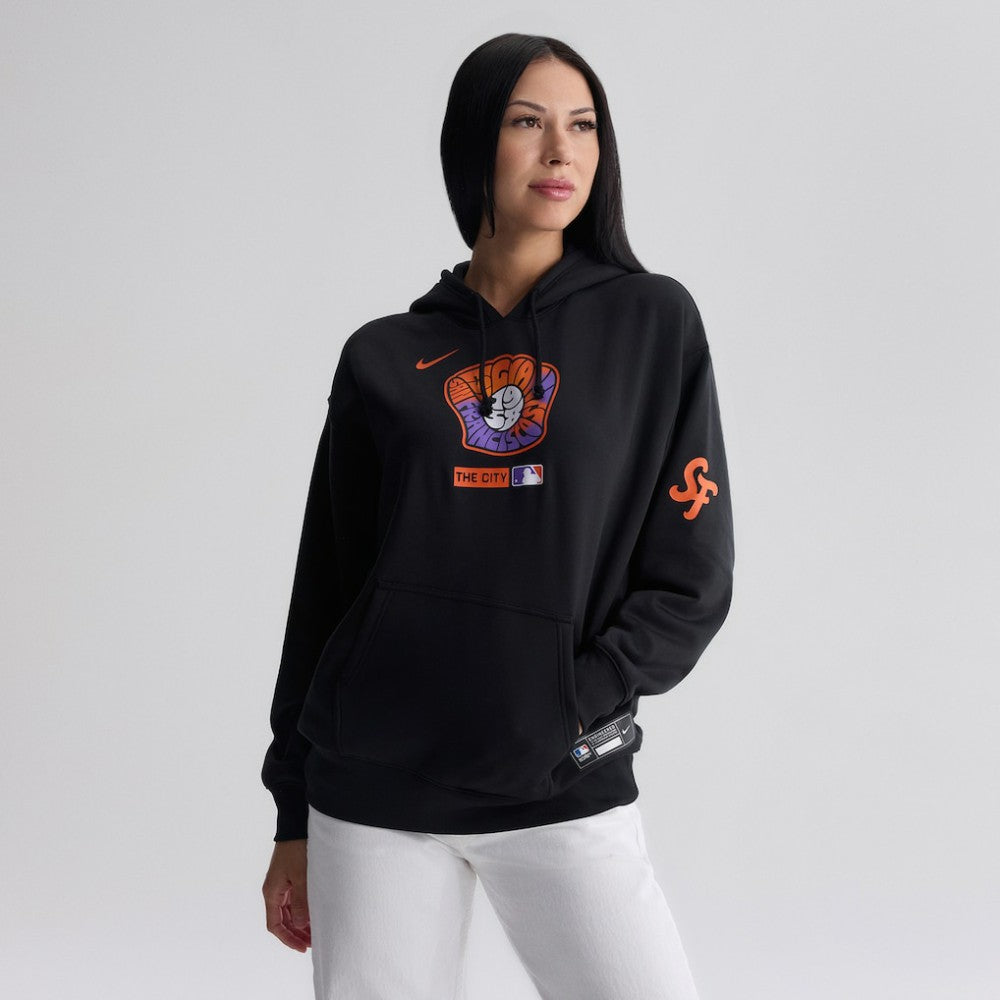 San Francisco Giants Women's Authentic Collection City Connect Therma Hoodie Black | Nike