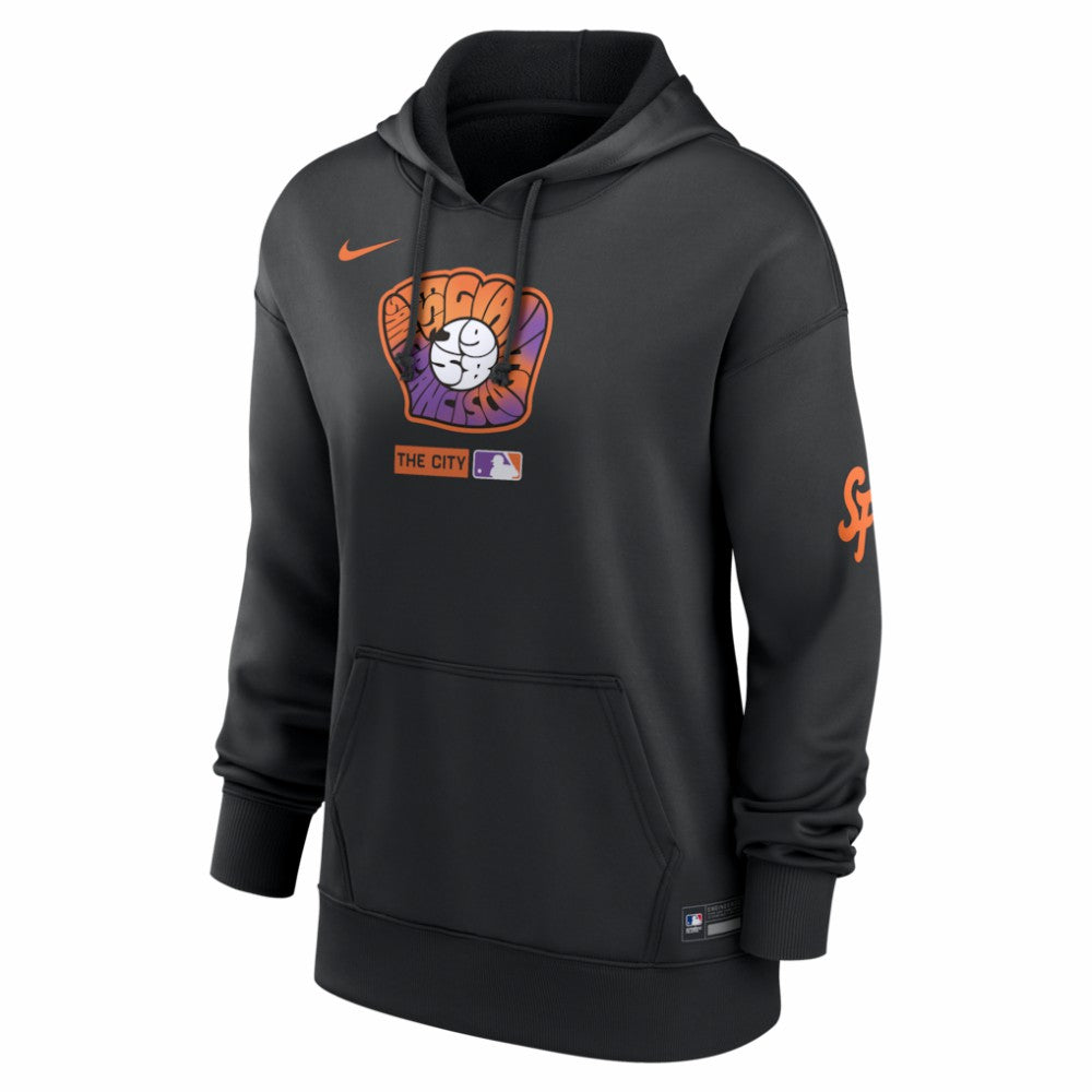 San Francisco Giants Women's Authentic Collection City Connect Therma Hoodie Black | Nike