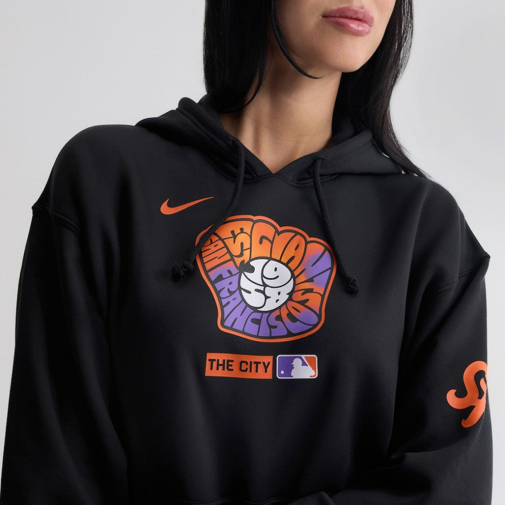 San Francisco Giants Women's Authentic Collection City Connect Therma Hoodie Black | Nike