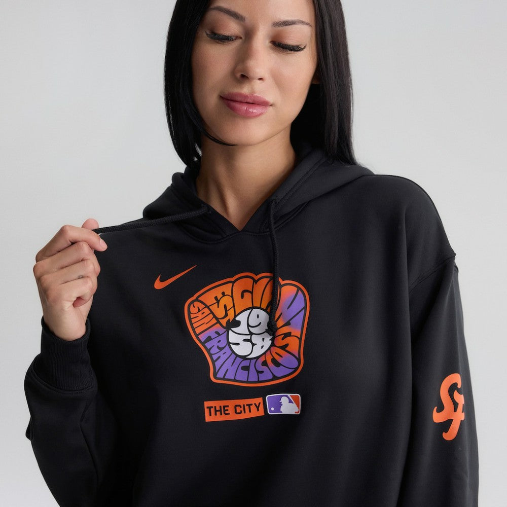 San Francisco Giants Women's Authentic Collection City Connect Therma Hoodie Black | Nike
