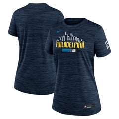 Philadelphia Phillies Women's Authentic Collection City Connect Velocity Dri-FIT T-Shirt Navy | Nike